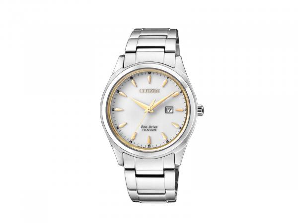 EW2470-87B - Citizen SUPER Titanio/Oro Donna 34mm 